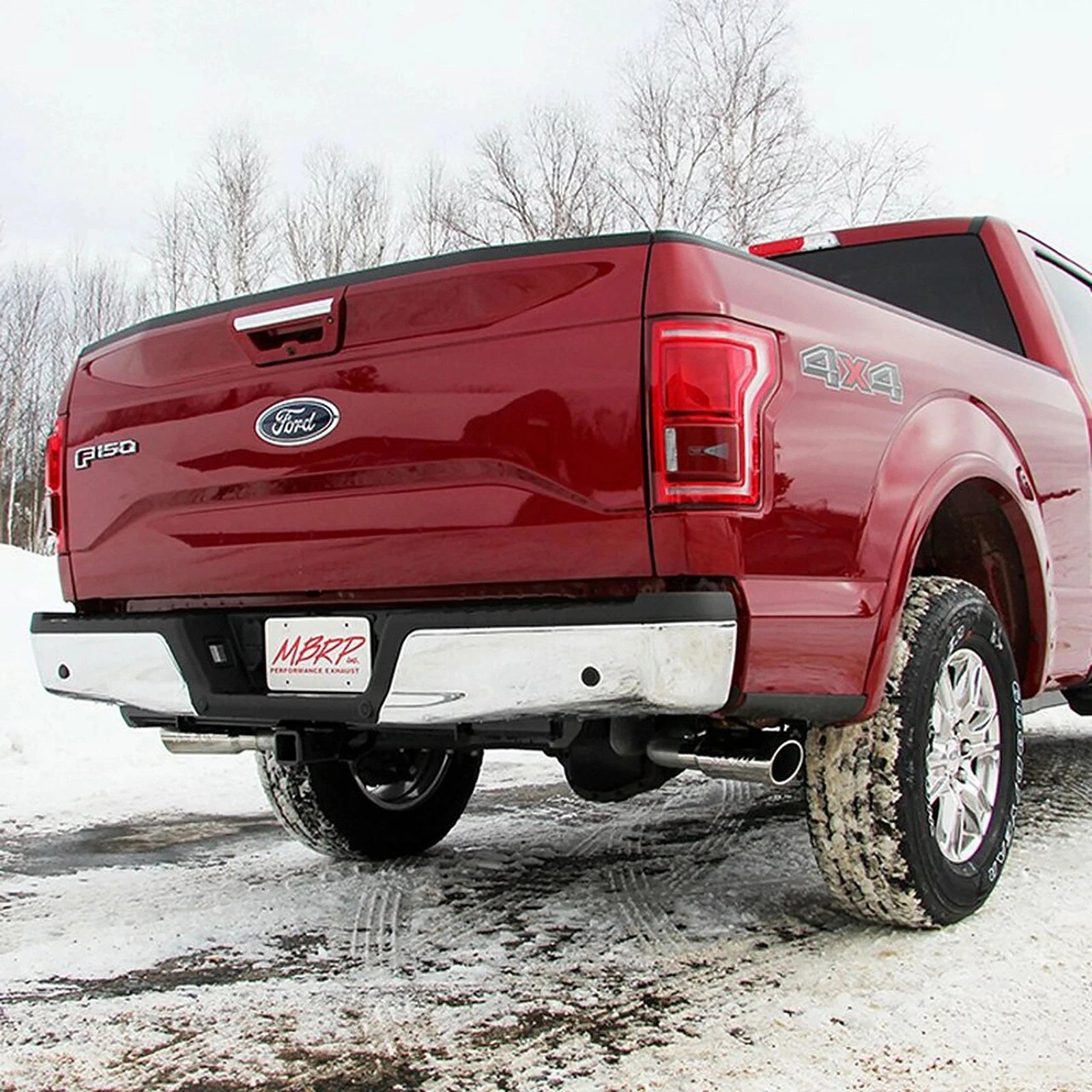 MBRP 3in Cat-Back Dual Split Side Exit T409 Exhaust System | Ford F-150 5.0L (15) (S5257409)
