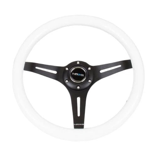 NRG 350MM 1.5" DEEP DISH WOOD GRAIN STEERING WHEEL