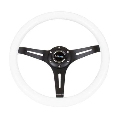 NRG 350MM 1.5" DEEP DISH WOOD GRAIN STEERING WHEEL
