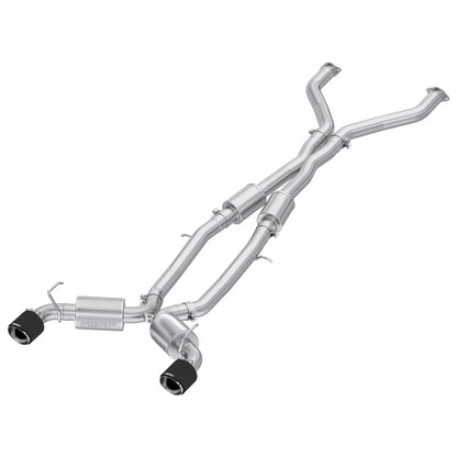 MBRP 3.0L Armor Pro T304 Stainless Steel Cat-Back Dual Rear Exit CF Tip | Nissan Z (23-24) (S44083CF)