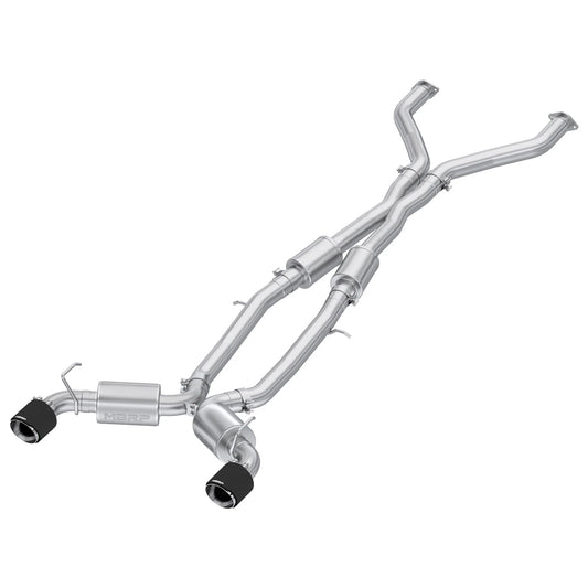 MBRP 3.0L Armor Pro T304 Stainless Steel Cat-Back Dual Rear Exit CF Tip | Nissan Z (23-24) (S44083CF)