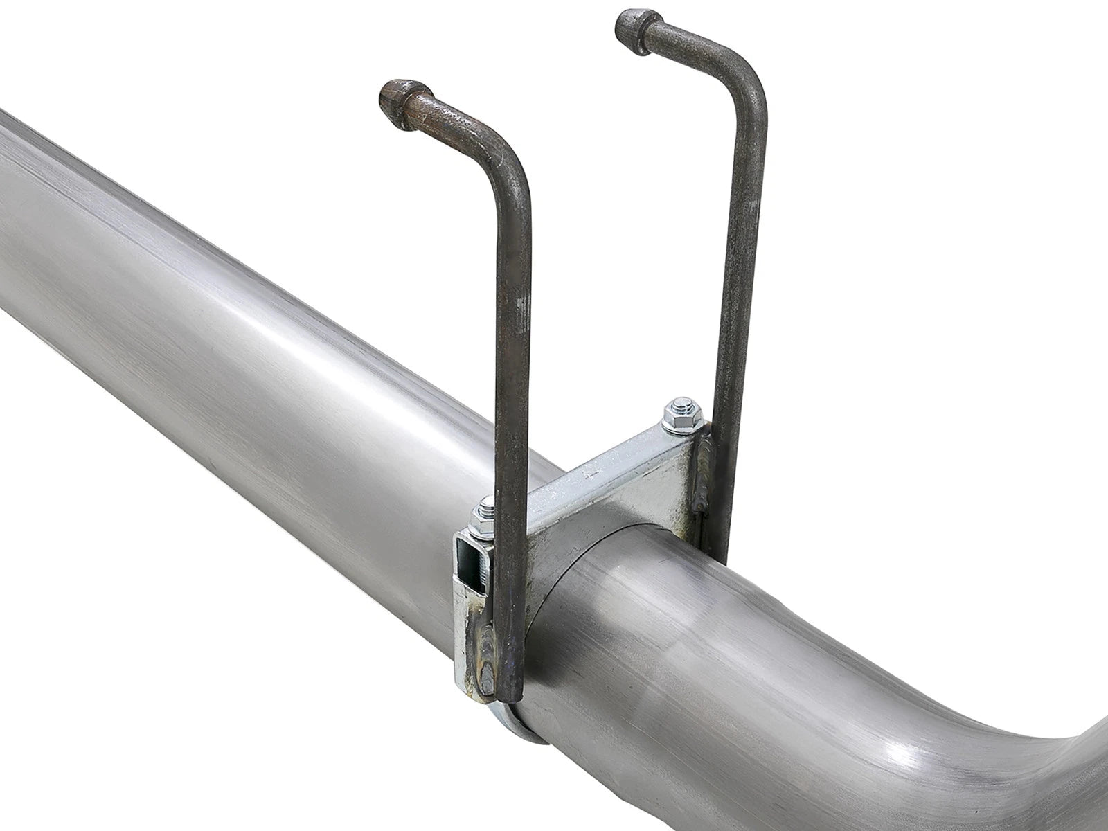 aFe Rebel XD 4in SS DPF-Back Exhaust w/ Dual Black Tips | Ford Diesel V8 6.7L (17-18) (49-43102-B)