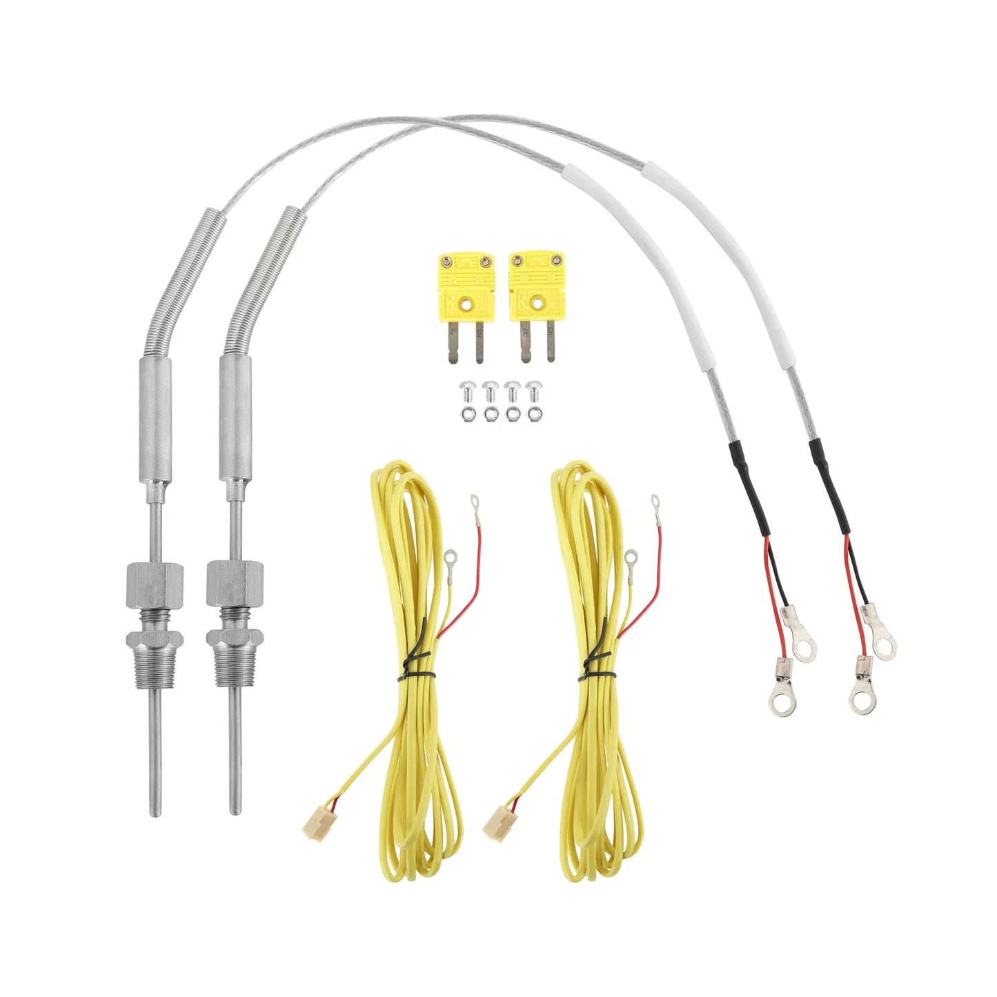 AEM K-Type Closed Tip Thermocouple Kit w/ 10' Extension Harness (30-2068)