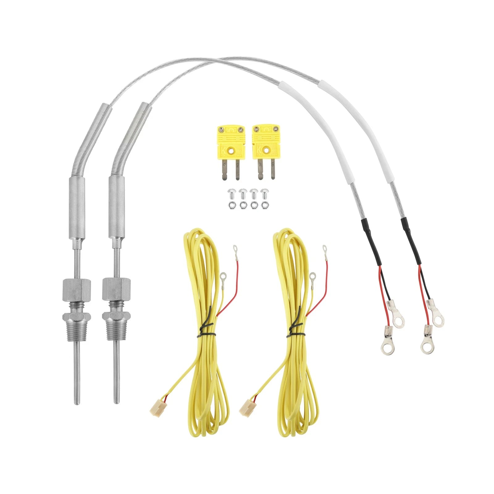 AEM K-Type Closed Tip Thermocouple Kit w/ 10' Extension Harness (30-2068)