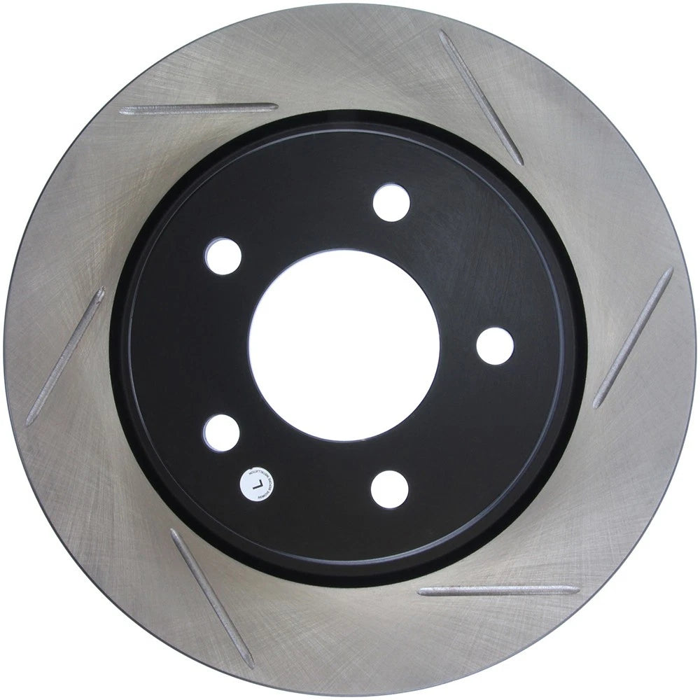Stoptech Power Slot Slotted Rear Brake Rotor | 2007-2009 Mazda 3 MazdaSpeed (126.45067SL)
