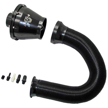 K&N Universal Apollo Black Cold Air Intake - 70mm OD FLG PP