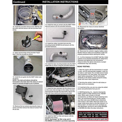 K&N 12mm Performance Cold Air Intake | Chevrolet Sonic (14) (69-4524TS)