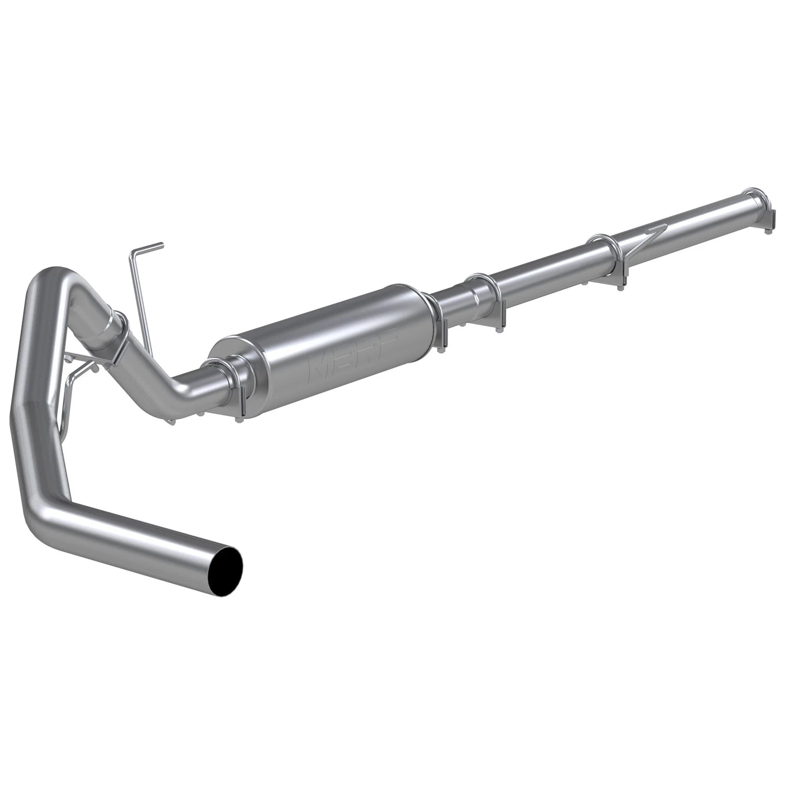 MBRP 3in Cat-Back Single Side AL P Series Exhaust | Ford F150 EC/CC-SB (04-08) (S5200P)