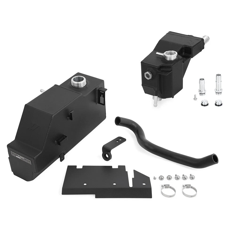 Mishimoto Degas Tank Kit, Fits 2011-2019 Ford 6.7L Powerstroke, Micro-Wrinkle Black