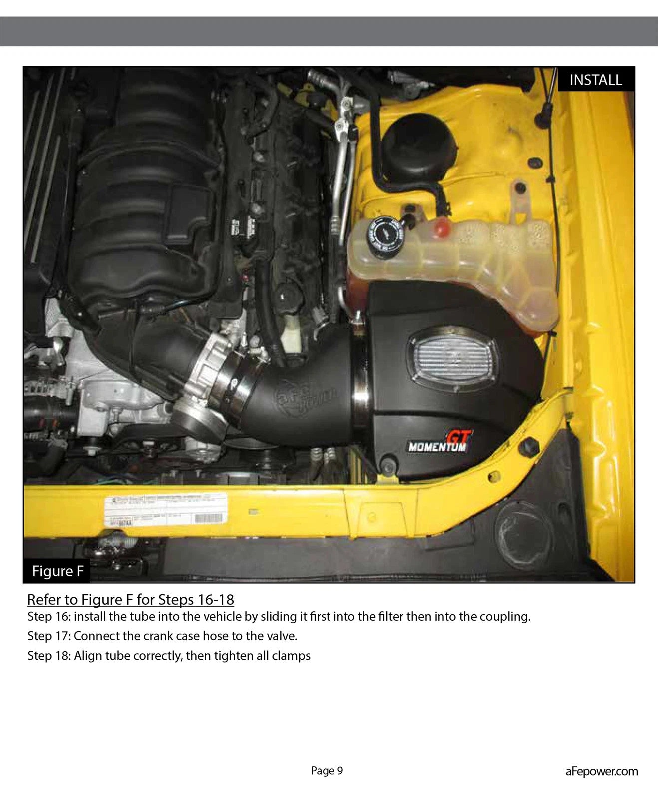 aFe Momentum GT Pro 5R Cold Air Intake Dodge V8-6.4L (11-16) (54-72203) | Chall/Charger/300 (11-23)