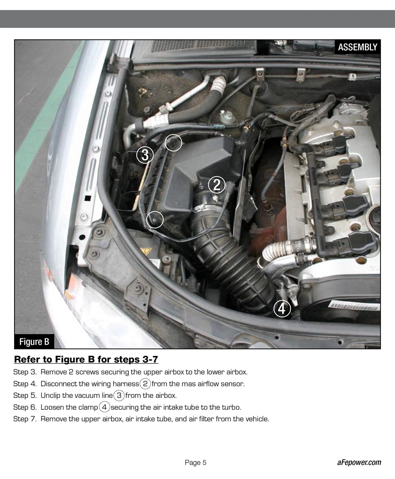 aFe Magnum FORCE Stage-2 Cold Air Intake System w/ Pro 5R Filter | Audi A4 2.0T (06-08) (54-11722)