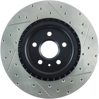 StopTech 127.62124R Front Right Drilled Brake Rotor for 10-15 Camaro / 14-17 SS