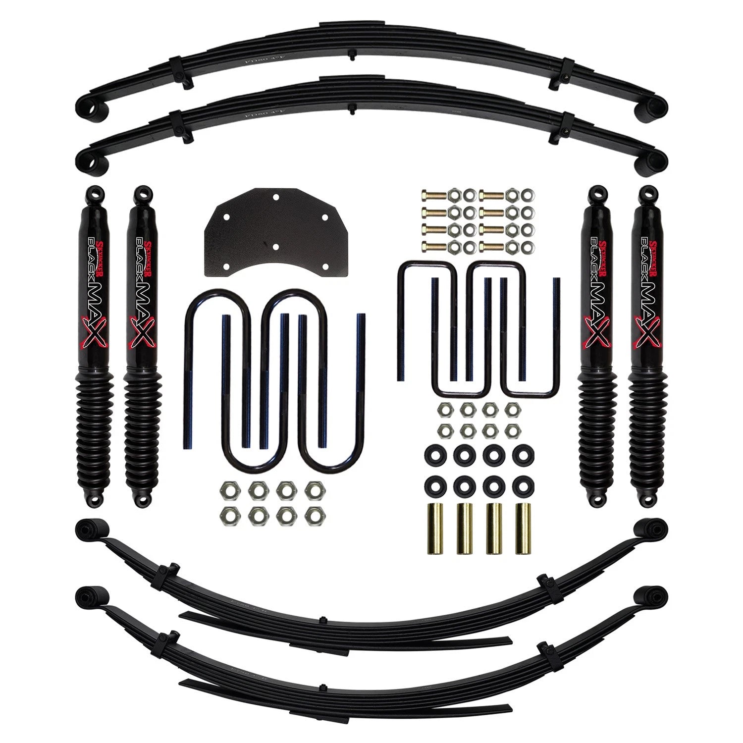 Skyjacker F840MKS-B 4" Suspension Lift Kit w/Shocks for 86-97 F150/F250/F350