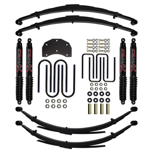 Skyjacker F840MKS-B 4" Suspension Lift Kit w/Shocks for 86-97 F150/F250/F350