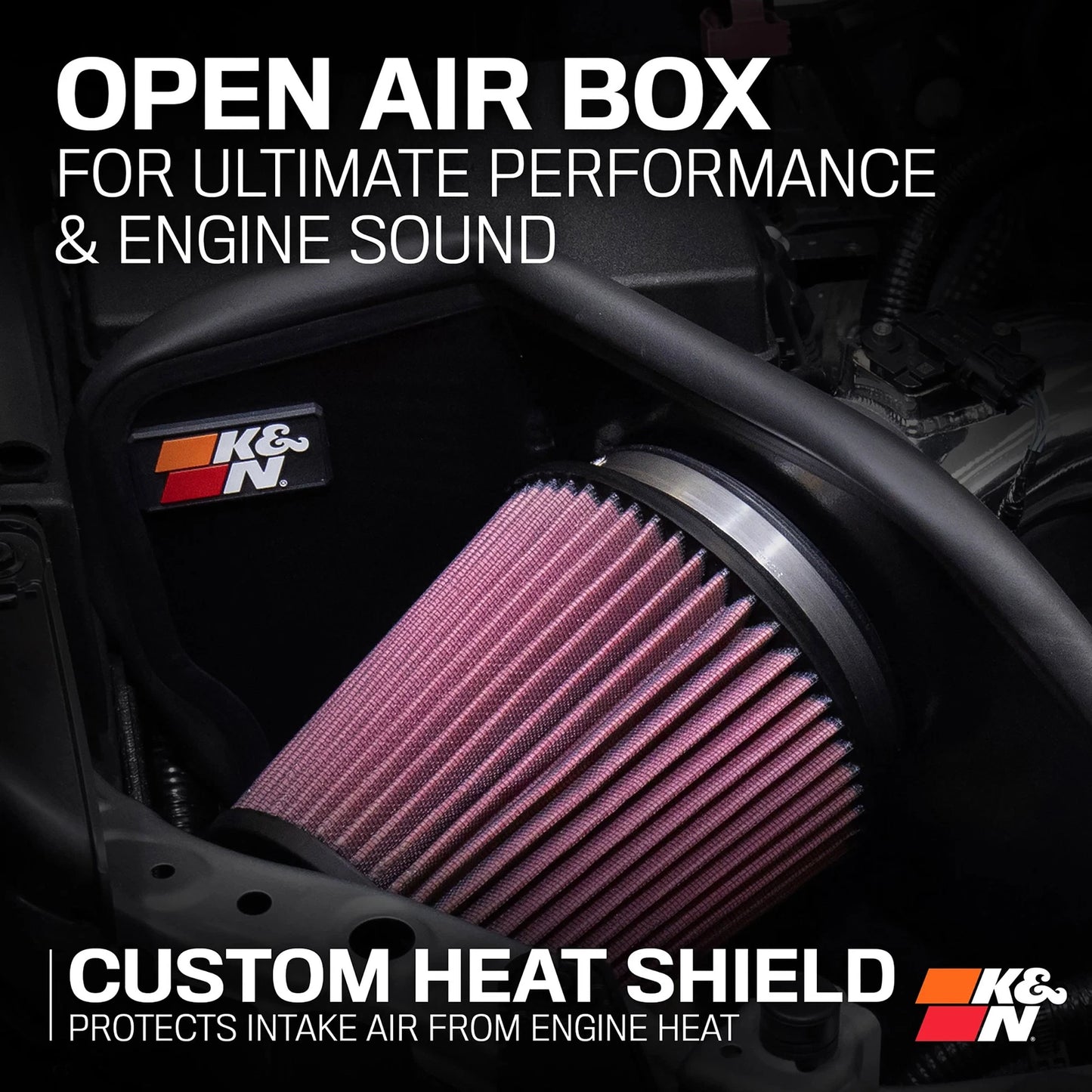 K&N 77 Series Air Intake | Toyota Tacoma (24) (77-9043KP)