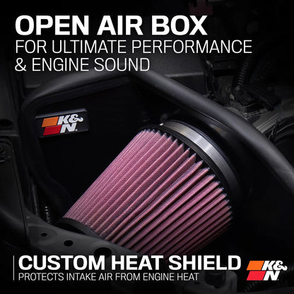 K&N 77 Series Air Intake | Toyota Tacoma (24) (77-9043KP)
