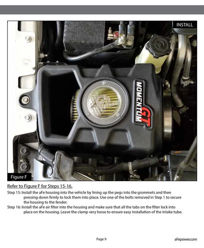 aFe Momentum GT Pro DRY S Cold Air Intake System | Jeep Wrangler (JL) V6 3.6L (18+) (51-76217)