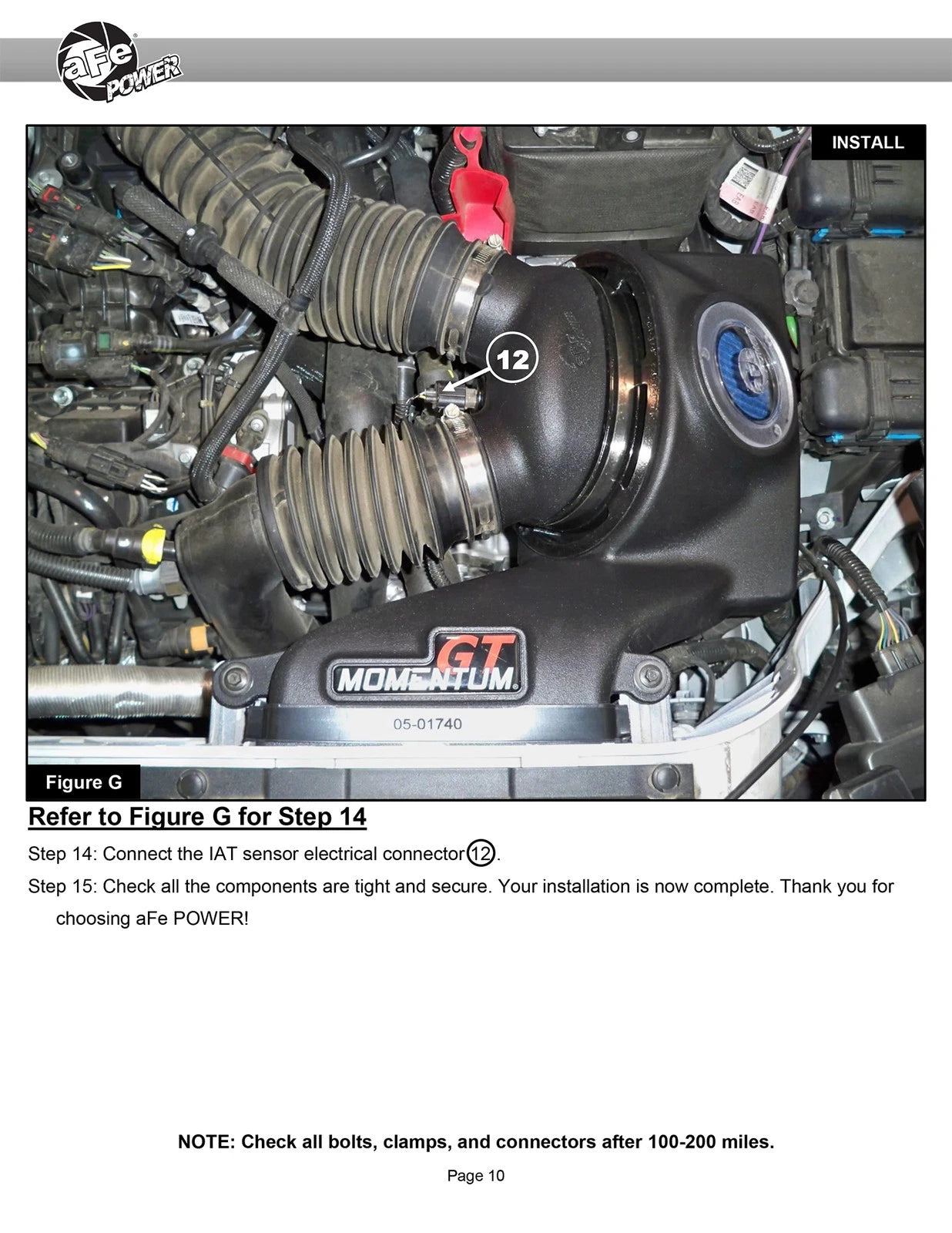 aFe Momentum GT Cold Air Intake w/ Pro DRY S Filter | Ford Edge ST V6 2.7L EcoBoost (19-23) (50-70094D)
