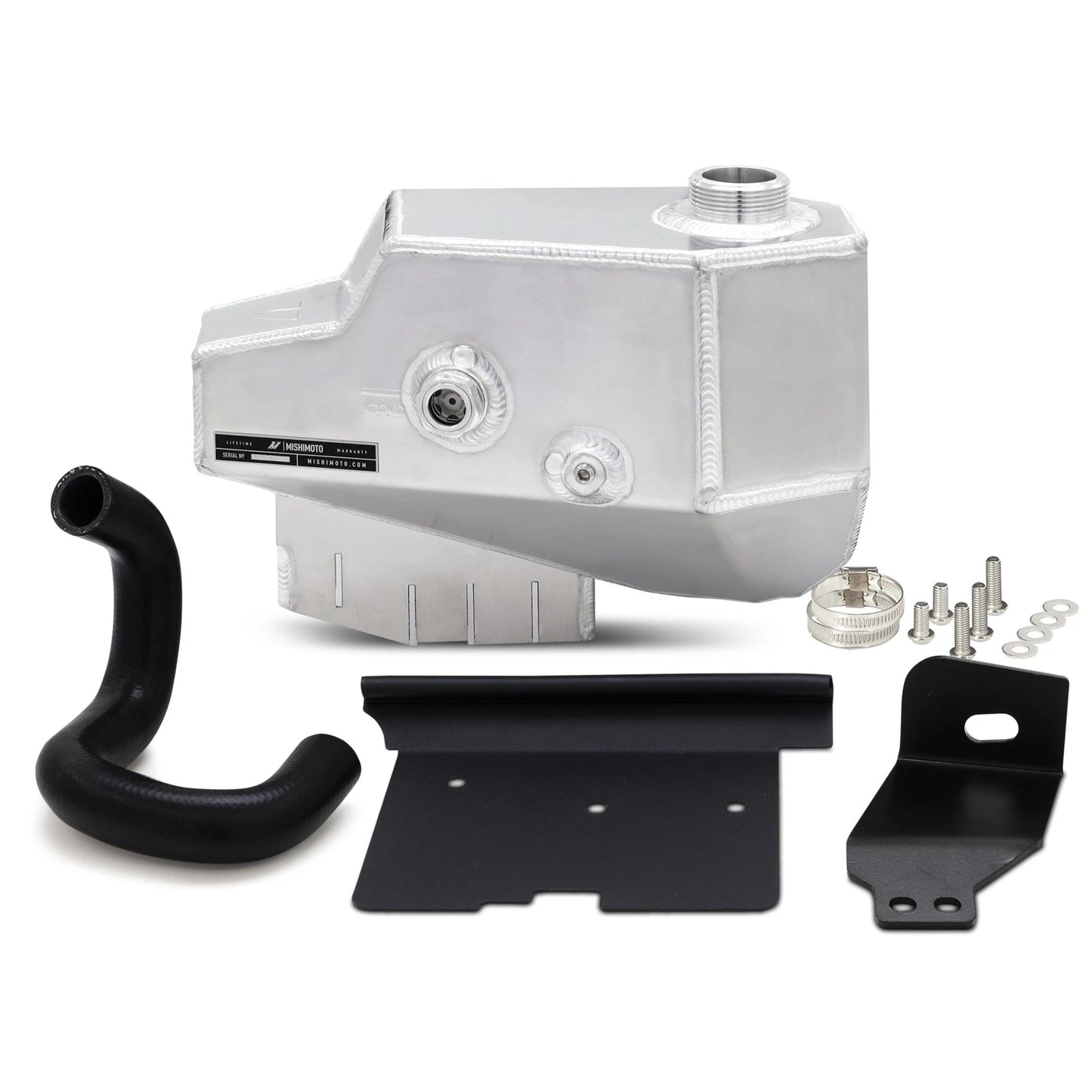 Mishimoto Aluminum Degas Tank | 2008-2010 Ford 6.4L Powerstroke (MMRT-F2D-08EMWBK)