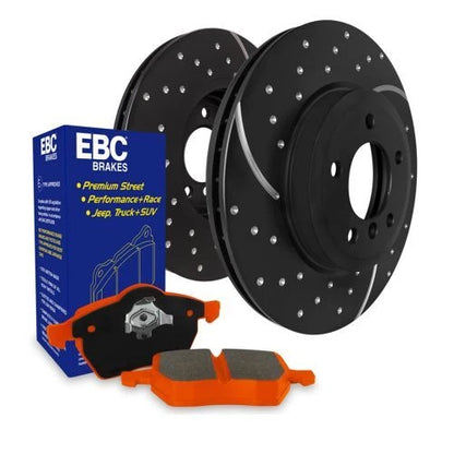 EBC S8KR1139 Disc Brake Kit Rear S8 Kits Orangestuff & GD Rotor For Tahoe