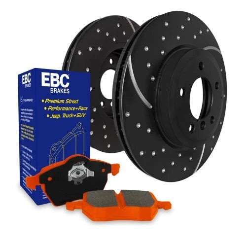 EBC S8KR1139 Disc Brake Kit Rear S8 Kits Orangestuff & GD Rotor For Tahoe