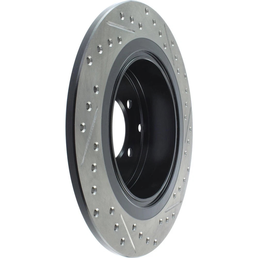StopTech 127.63069R Rear Right Drilled Slotted Disc Brake Rotor for 08-16 Lancer