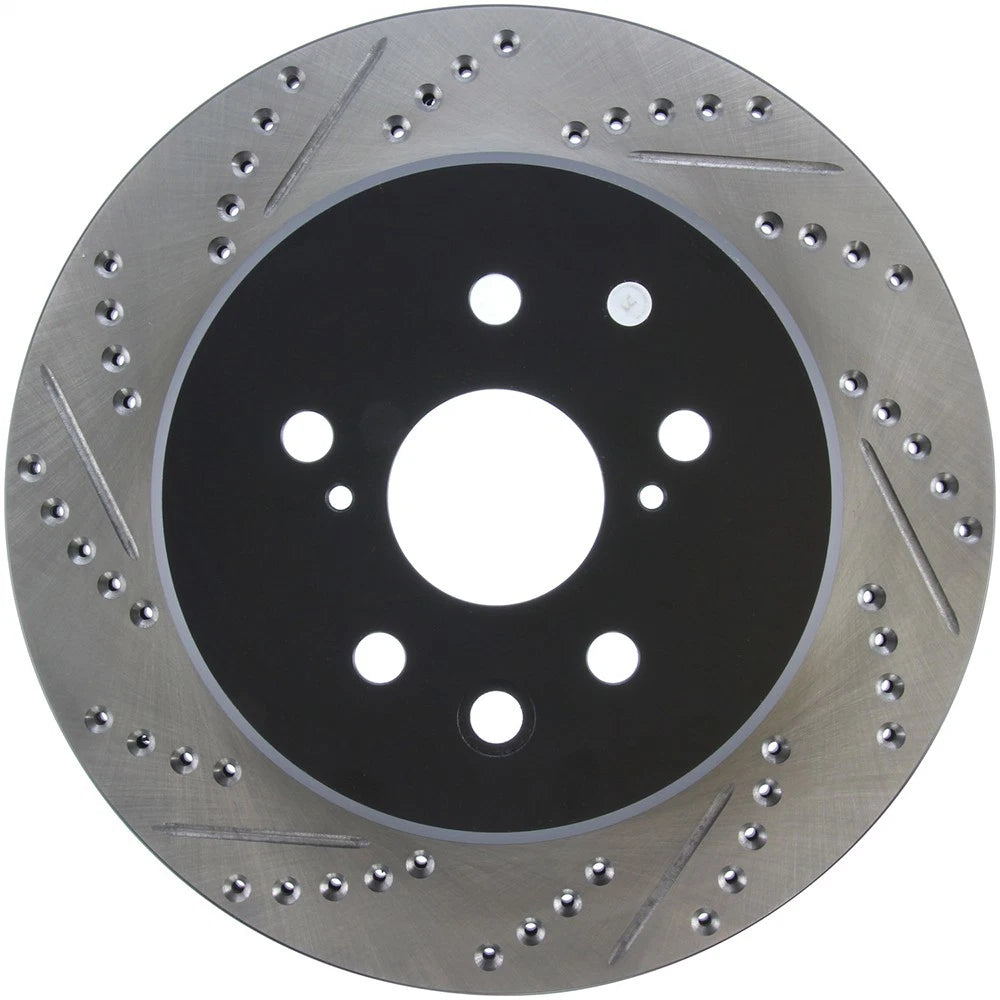 Stoptech Slotted And Drilled Sport Brake Rotor Rear | 2013-2014 Lexus GS320/350/420/430 (127.44189L)