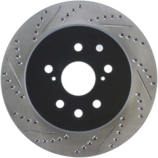 Stoptech Slotted And Drilled Sport Brake Rotor Rear | 2013-2014 Lexus GS320/350/420/430 (127.44189L)