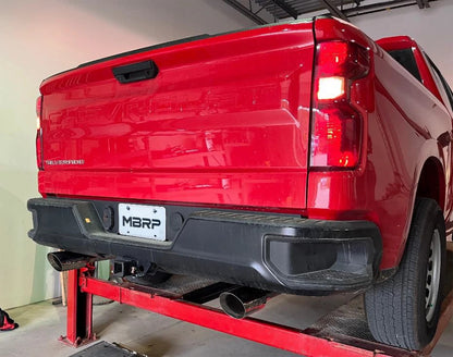 MBRP Armor Black 3in Alum. Cat-Back Exhaust | Chevrolet Silverado 1500 / GMC Sierra 1500 (19+)(S5021BLK)