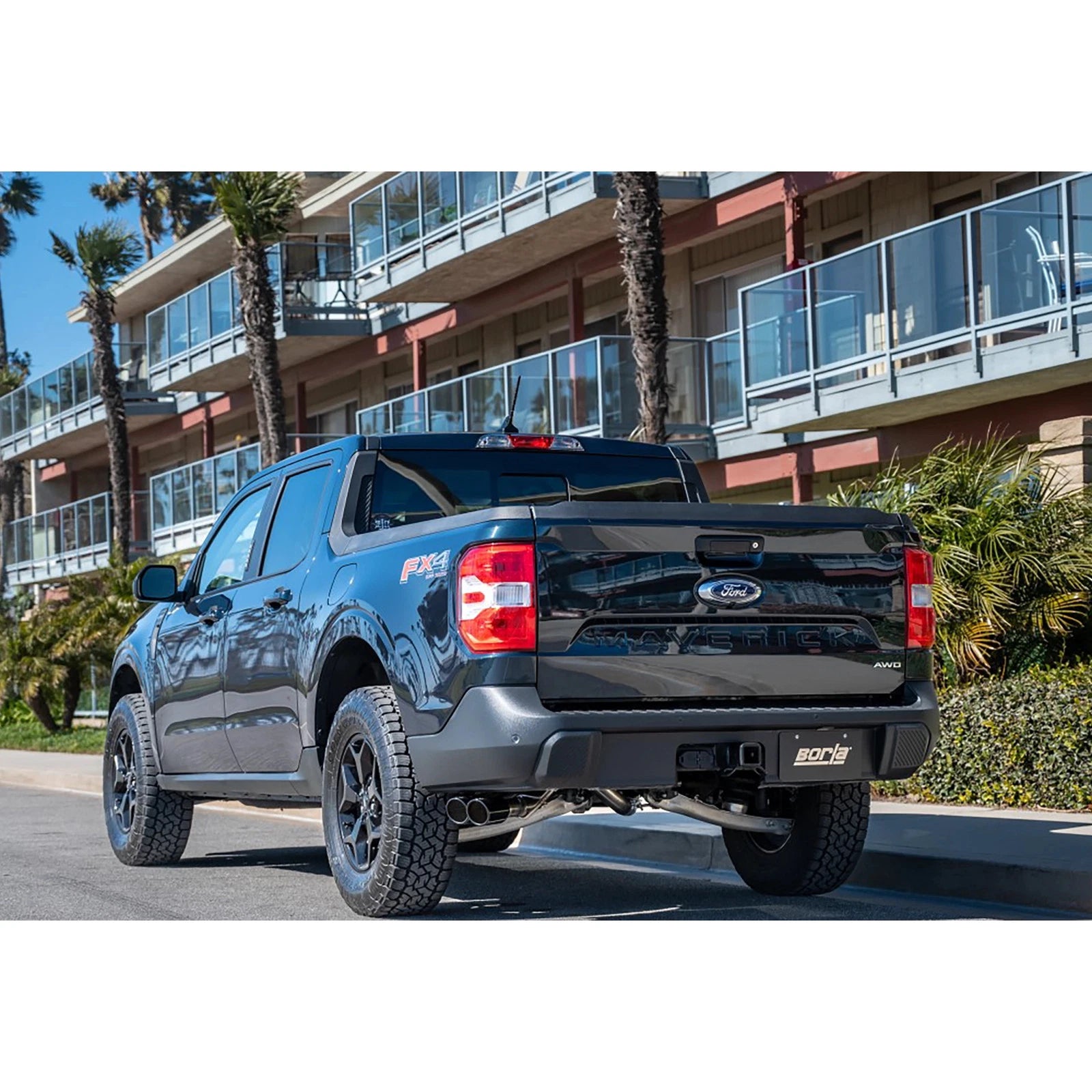 Borla 4" S-Type Exhaust | Ford Maverick (22-23) Black Chrome (140937BC)