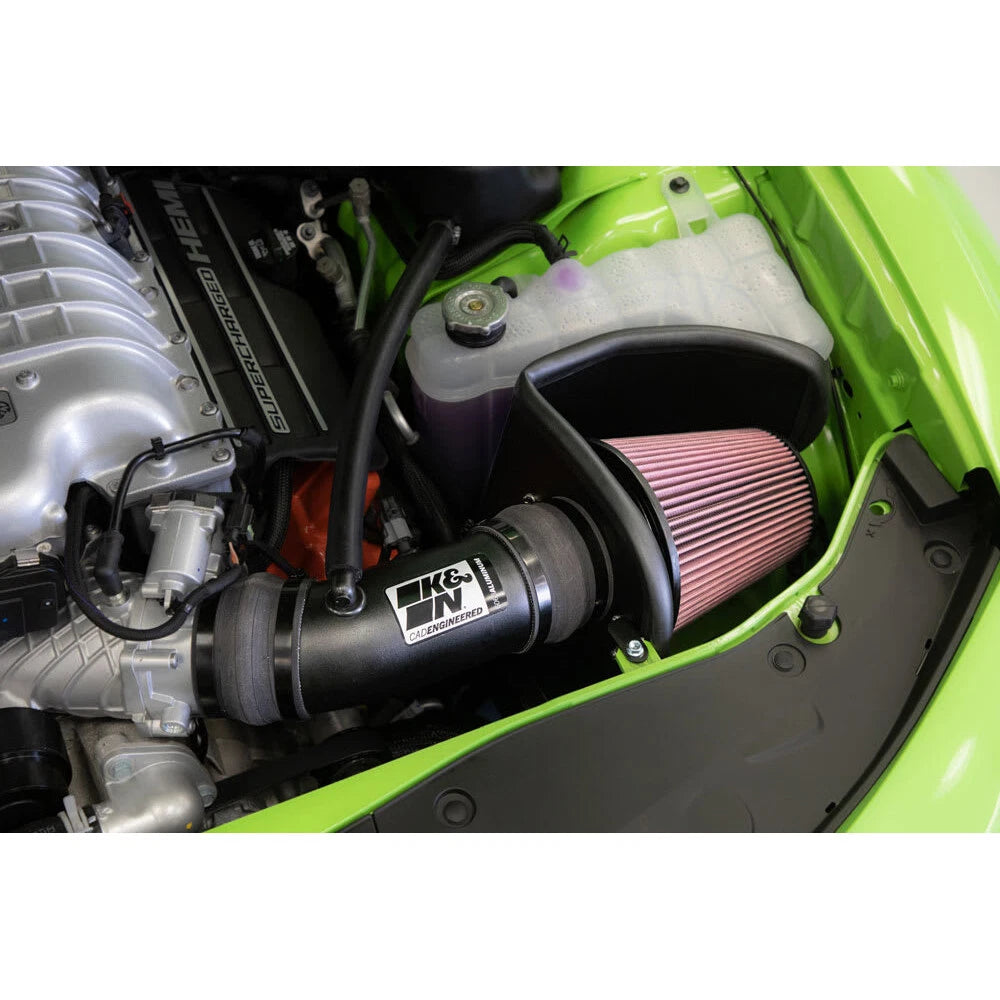 K&N 2017 Dodge Challenger Hellcat V8-6.2L F/I Typhoon Air Intake | Dodge Challenger Hellcat (17) (69-2553TTK)