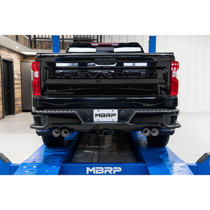 MBRP 2.5in Dual Split Rear Cat-Back | Chevy Silverado 1500 6.2L 19-21 (S50053CF)