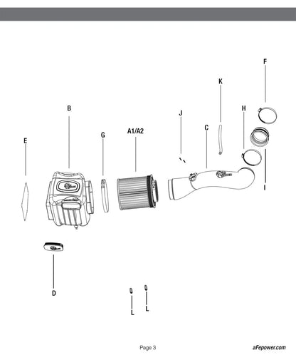 aFe Momentum GT Cold Air Intake | GM Silverado/Sierra 1500 V8 (54-74103)