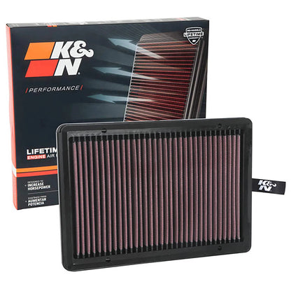 K&N 33-5026 High Flow Performance Air Filter for 15-19 Sonata / 15-20 Kia Optima