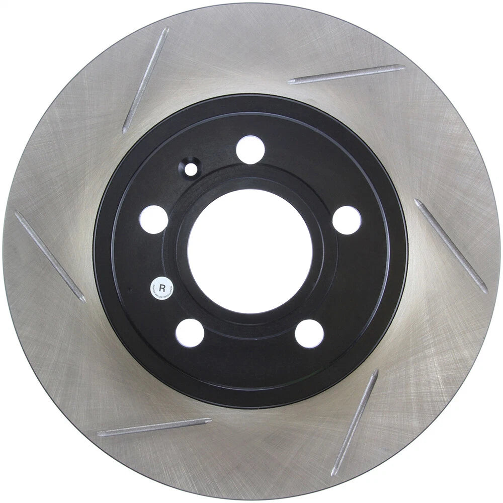 StopTech 126.33097SR Rear Right Slotted Brake Disc Rotor for 2001-2009 Audi A4