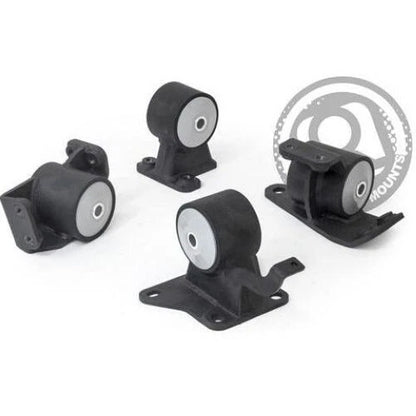 Innovative 90-99 Toyota MR2 5S/3S Black Steel Mounts 60A Bushings