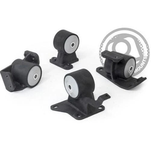 Innovative 90-99 Toyota MR2 5S/3S Black Steel Mounts 60A Bushings