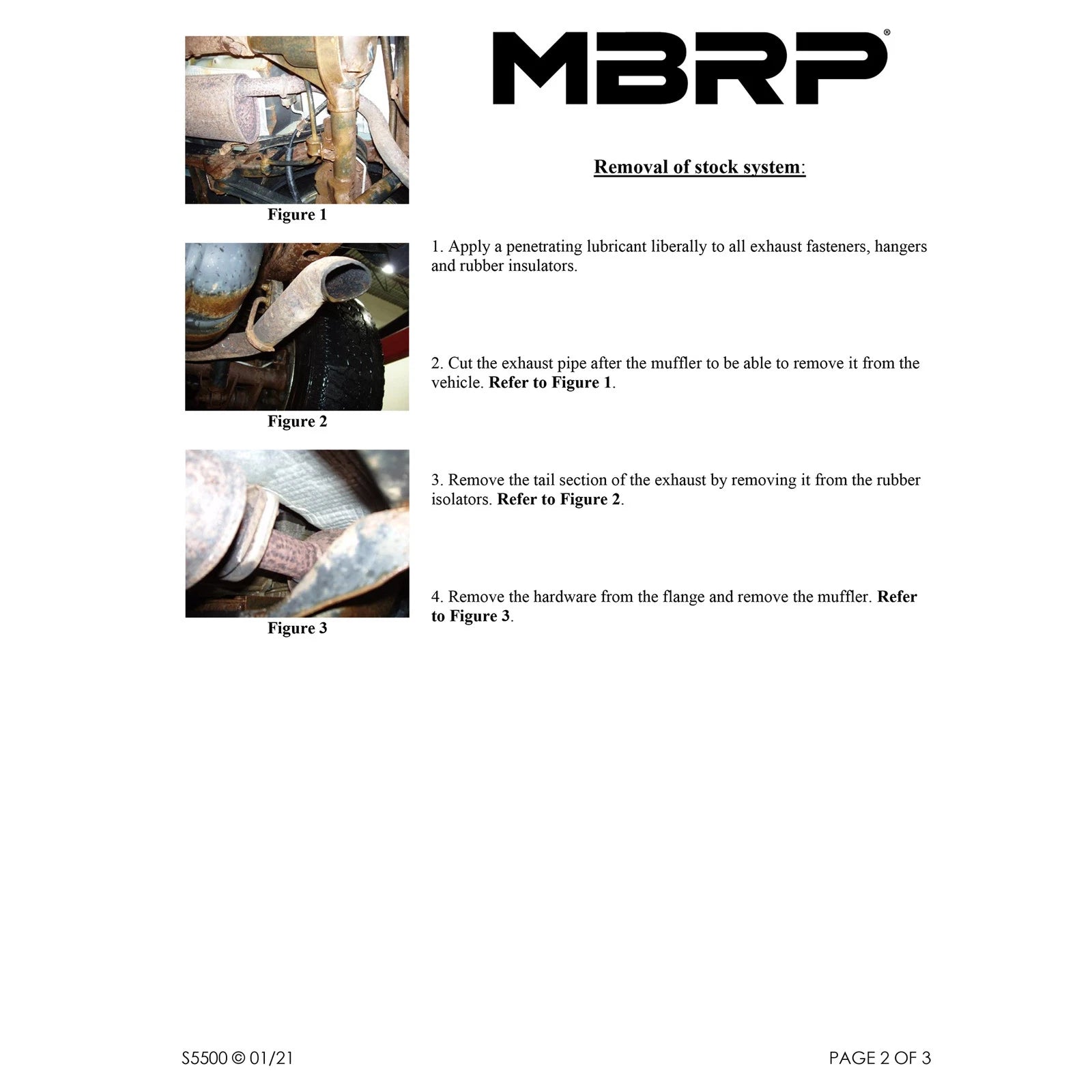 MBRP 2.5in Cat-Back Single Side Exit Exhaust (Aluminum) | Jeep Wrangler (JK) 2000-06 (S5500AL)