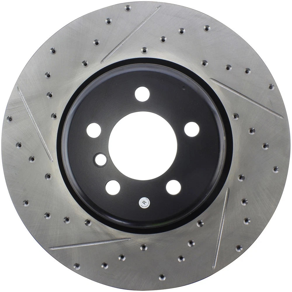 StopTech 127.34144R Front Right Drilled Brake Rotor for 13-16 335i / 17-20 440i