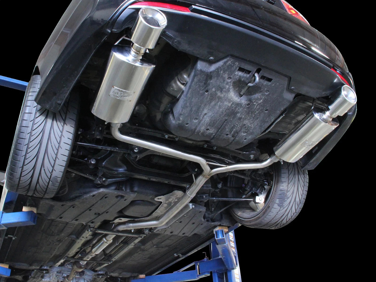 aFe Takeda 2-1/2in to 1-3/4in SS Dual Cat-Back Exhaust | Honda Accord LX/EX/EX-L (13-17) (49-36605)