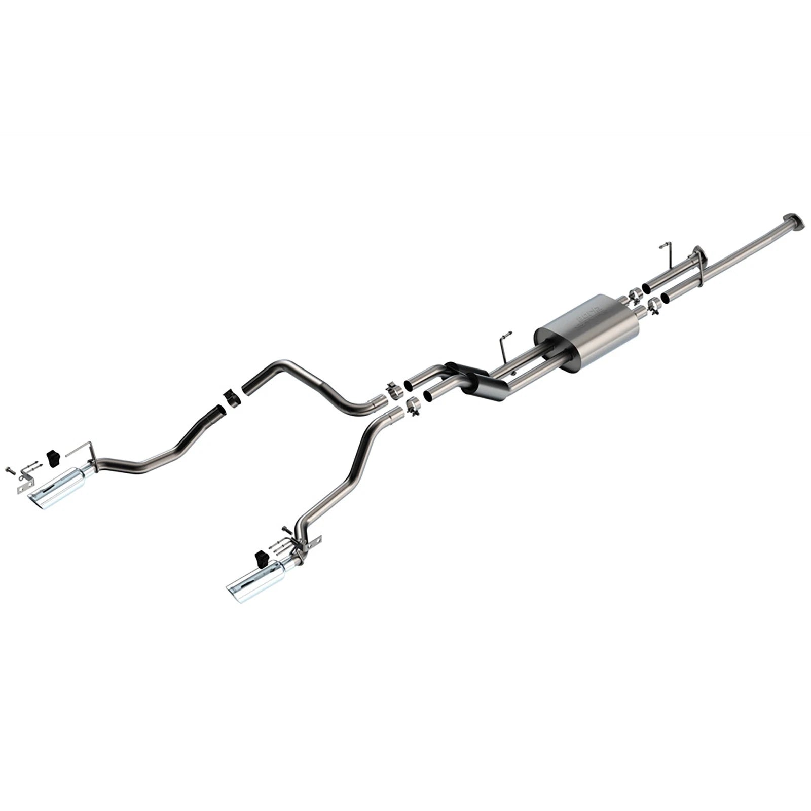 Borla 141025 S-Type Stainless Cat Back Exhaust System for 09-13 Tundra 4.6L 5.7L