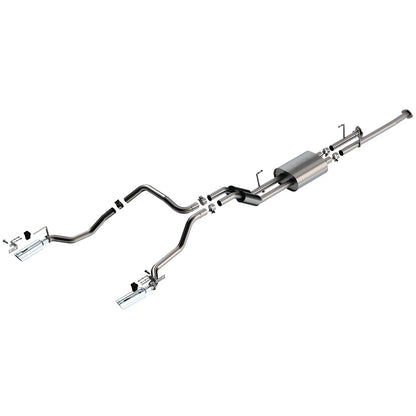 Borla 141025 S-Type Stainless Cat Back Exhaust System for 09-13 Tundra 4.6L 5.7L