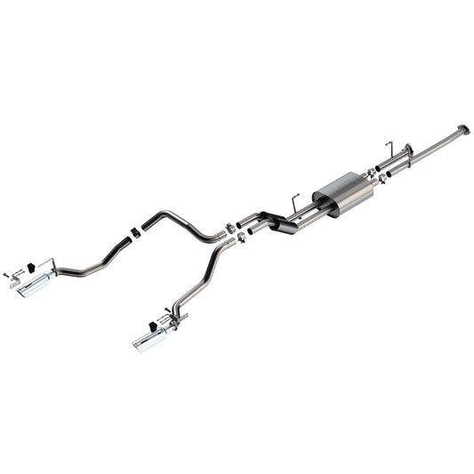 Borla 141025 S-Type Stainless Cat Back Exhaust System for 09-13 Tundra 4.6L 5.7L
