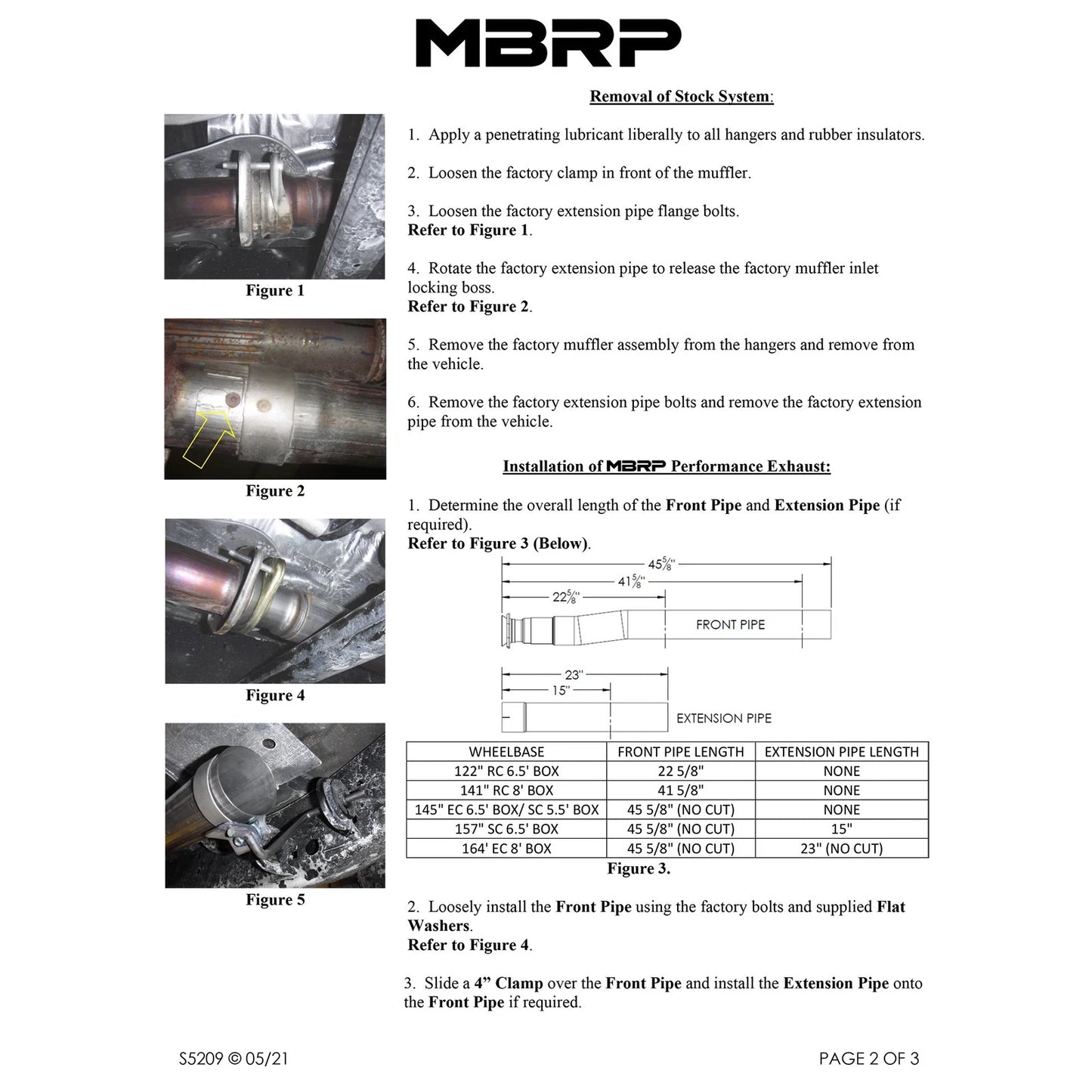 MBRP 4in T304 Stainless Steel Cat-Back Exhaust Race Version | Ford F150 (21+) (S5209304)