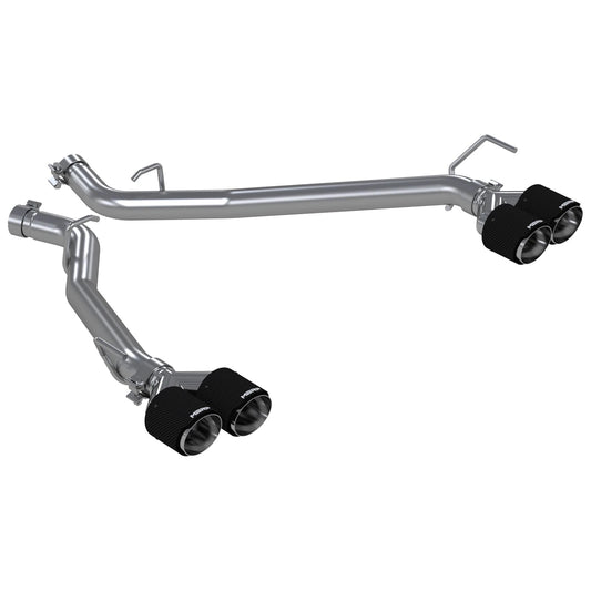 MBRP 2.5in Dual Rear Exit Axle Back w/ Quad CF Tips | Explorer ST 20-21 (S52033CF)