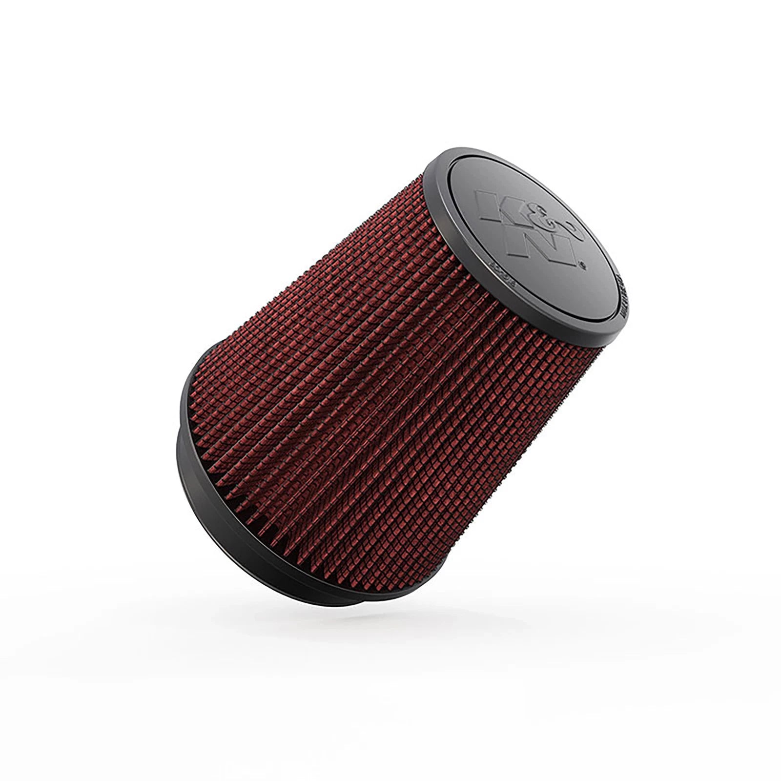 K&N RU-2800 Universal Round Tapered Performance Washable Air Filter for Intake