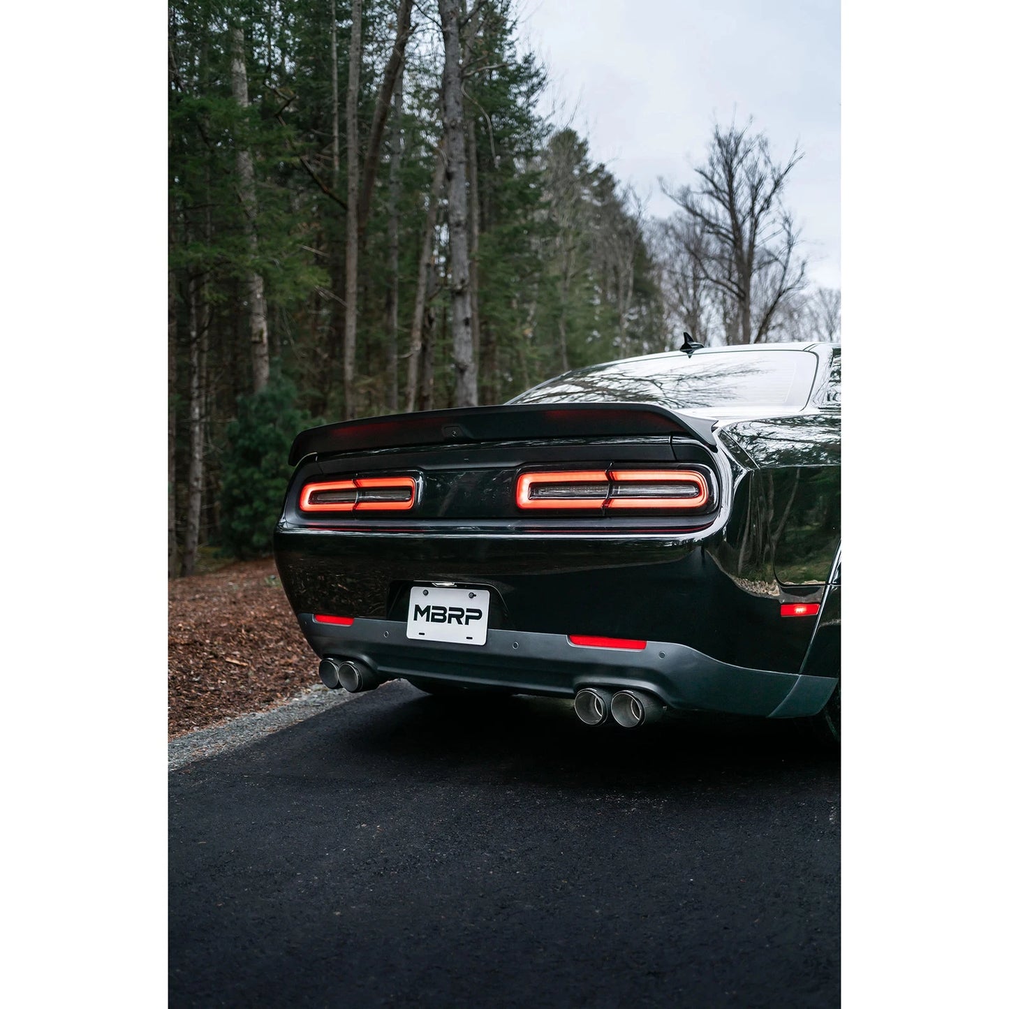 MBRP 3in T304 CF D&R Cat-Back D&S Exhaust | Dodge Challenger 17+ (S71133CF)