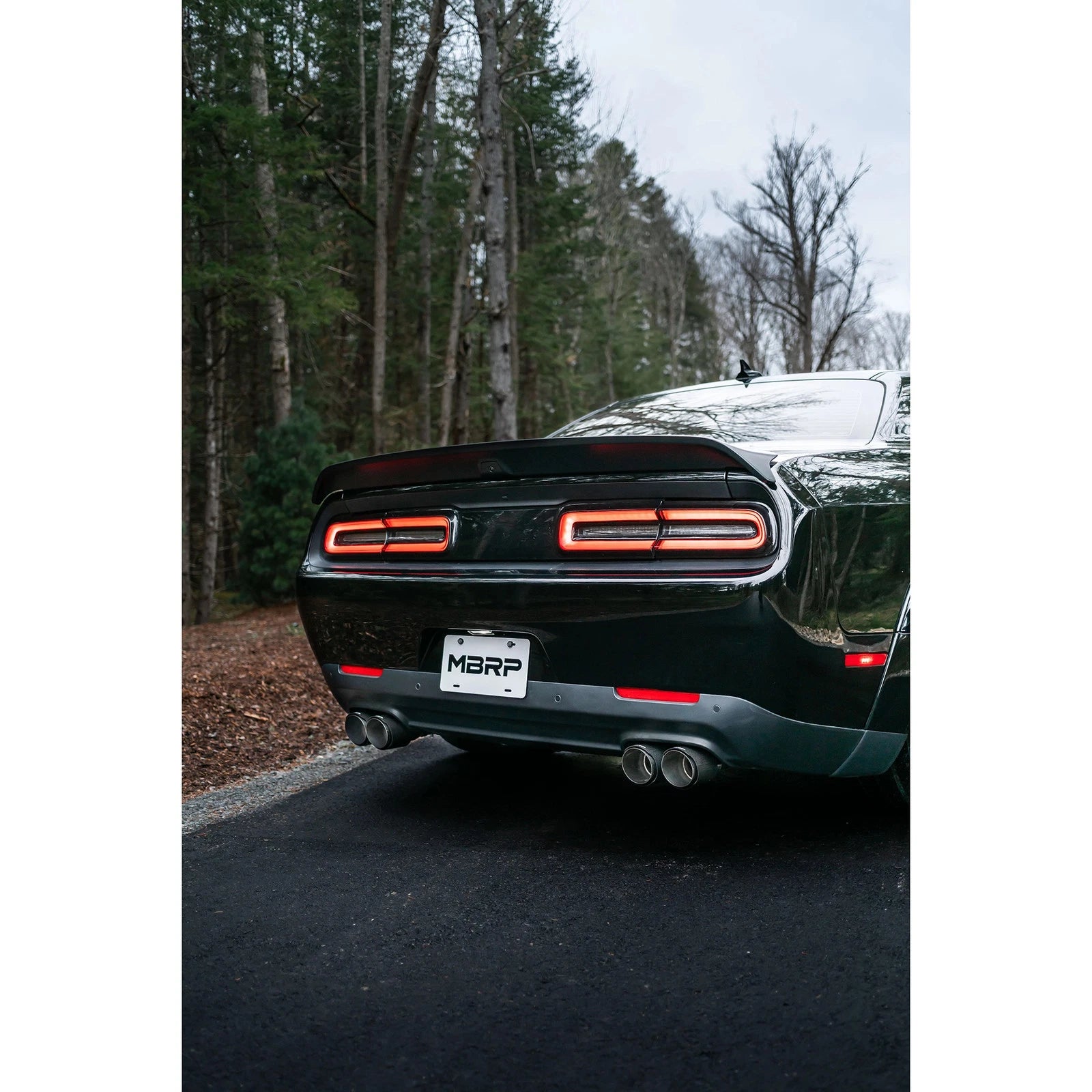 MBRP 3in T304 CF D&R Cat-Back D&S Exhaust | Dodge Challenger 17+ (S71133CF)