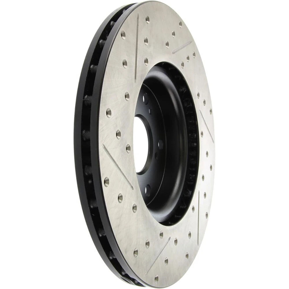 StopTech 127.40062L Front Left Drilled Slotted Disc Brake Rotor for 2004-2008 TL