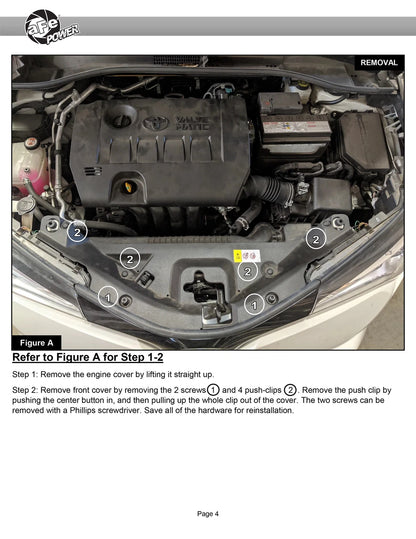 aFe Takeda Stage-2 AIS w/ Pro 5R Media Intake | Toyota C-HR L4-2.0L (17-20) (56-10018R)